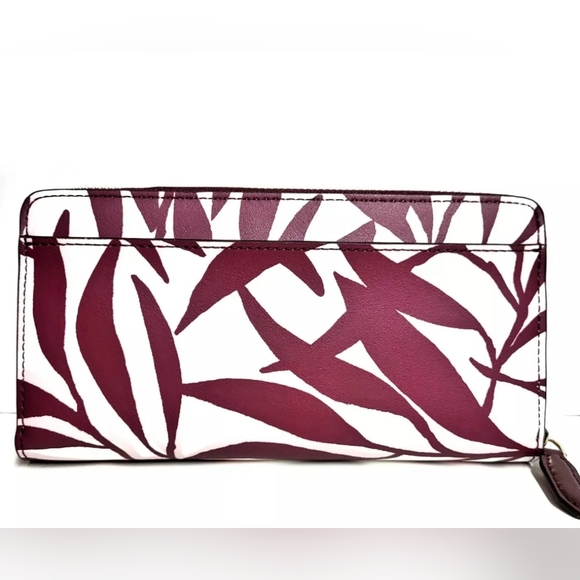 ❤🤍♠️KATE SPADE♠️🤍❤️ Jana Foliage Large Continental Wallet NWT - Picture 2 of 7